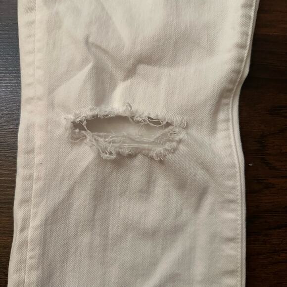 MOTHER white the Looker distressed skinny jeans size 27 - Picture 7 of 15